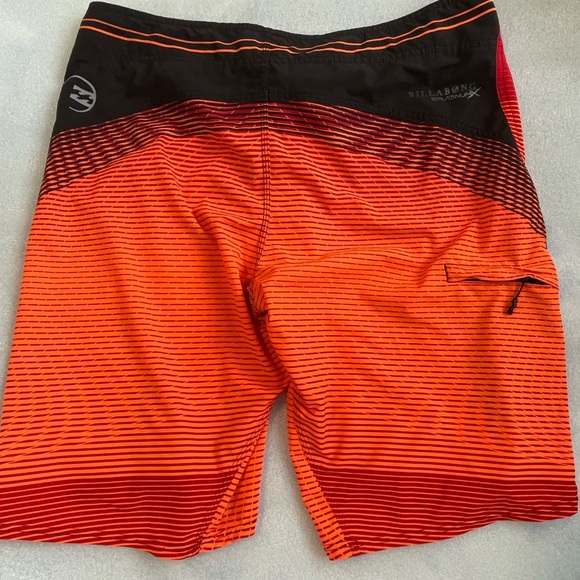 Billabong Orange and Black Board Shorts - Picture 4 of 8